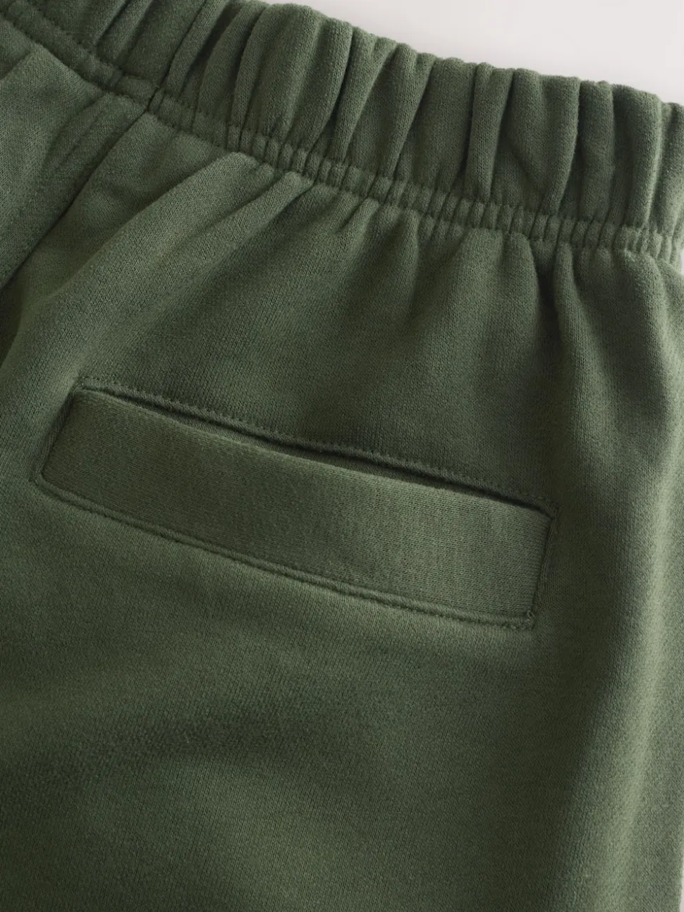 Khaki Green Supersoft Peached Essentials Barrel Leg Cocoon Joggers
