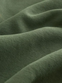 Khaki Green Supersoft Peached Essentials Barrel Leg Cocoon Joggers