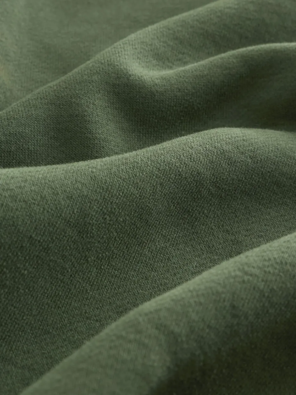 Khaki Green Supersoft Peached Essentials Barrel Leg Cocoon Joggers