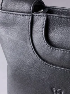 Lakeland Leather Black Allerdale Cross-Body Bag