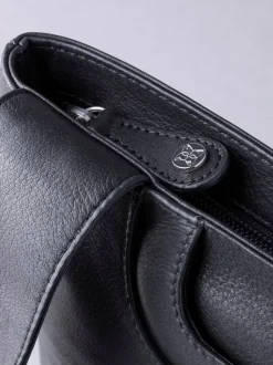 Lakeland Leather Black Allerdale Cross-Body Bag