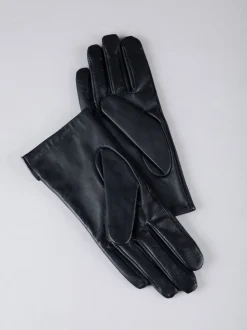 Lakeland Leather Black Bassenthwaite Button Detail Gloves