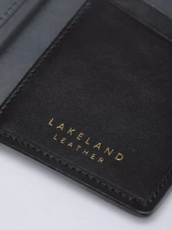 Lakeland Leather Black Herdwick Suede Purse
