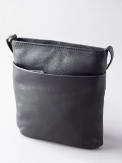 Lakeland Leather Black Lowther Cross-Body Bag