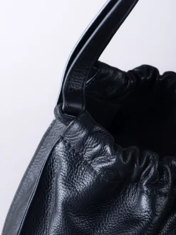 Lakeland Leather Black Newland Slouch Tote Bag