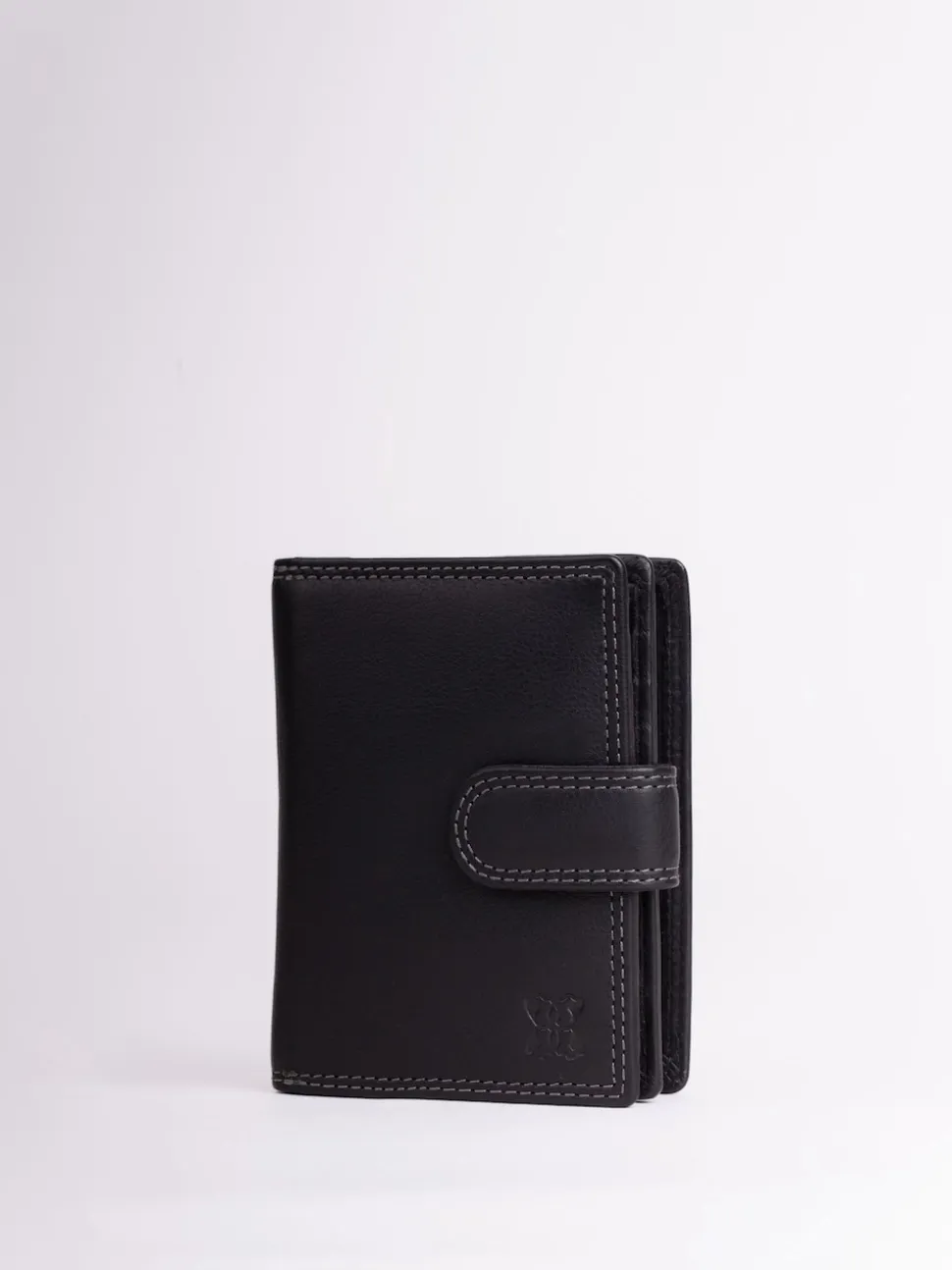 Lakeland Leather Black Small Tab Purse