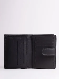 Lakeland Leather Black Small Tab Purse