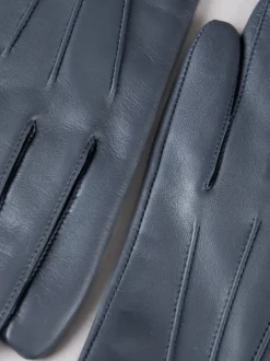 Lakeland Leather Blue Blea Classic Gloves