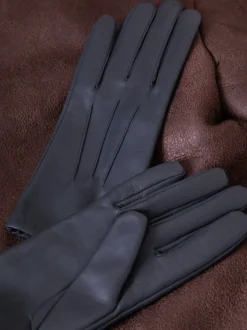 Lakeland Leather Blue Blea Classic Gloves