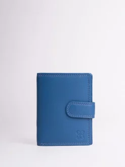 Lakeland Leather Blue Small Tab Purse