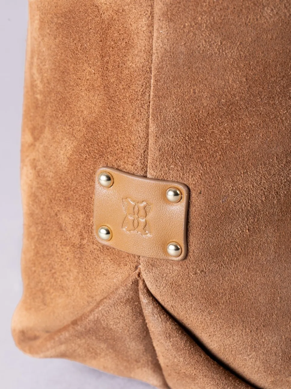 Lakeland Leather Brown Buttermere Suede Hobo Bag