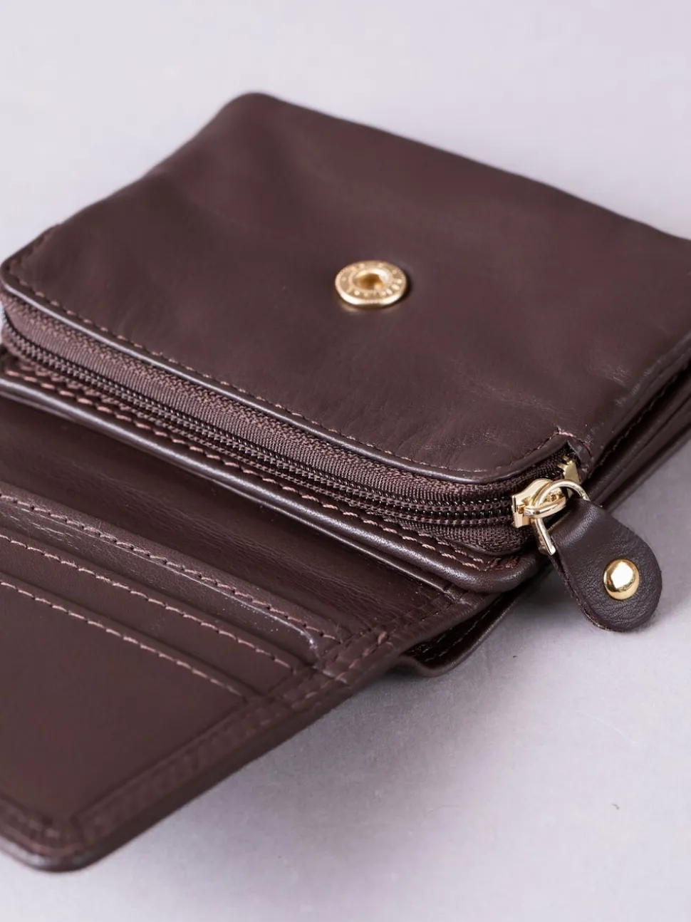 Lakeland Leather Brown Small Purse