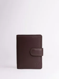 Lakeland Leather Brown Small Tab Purse