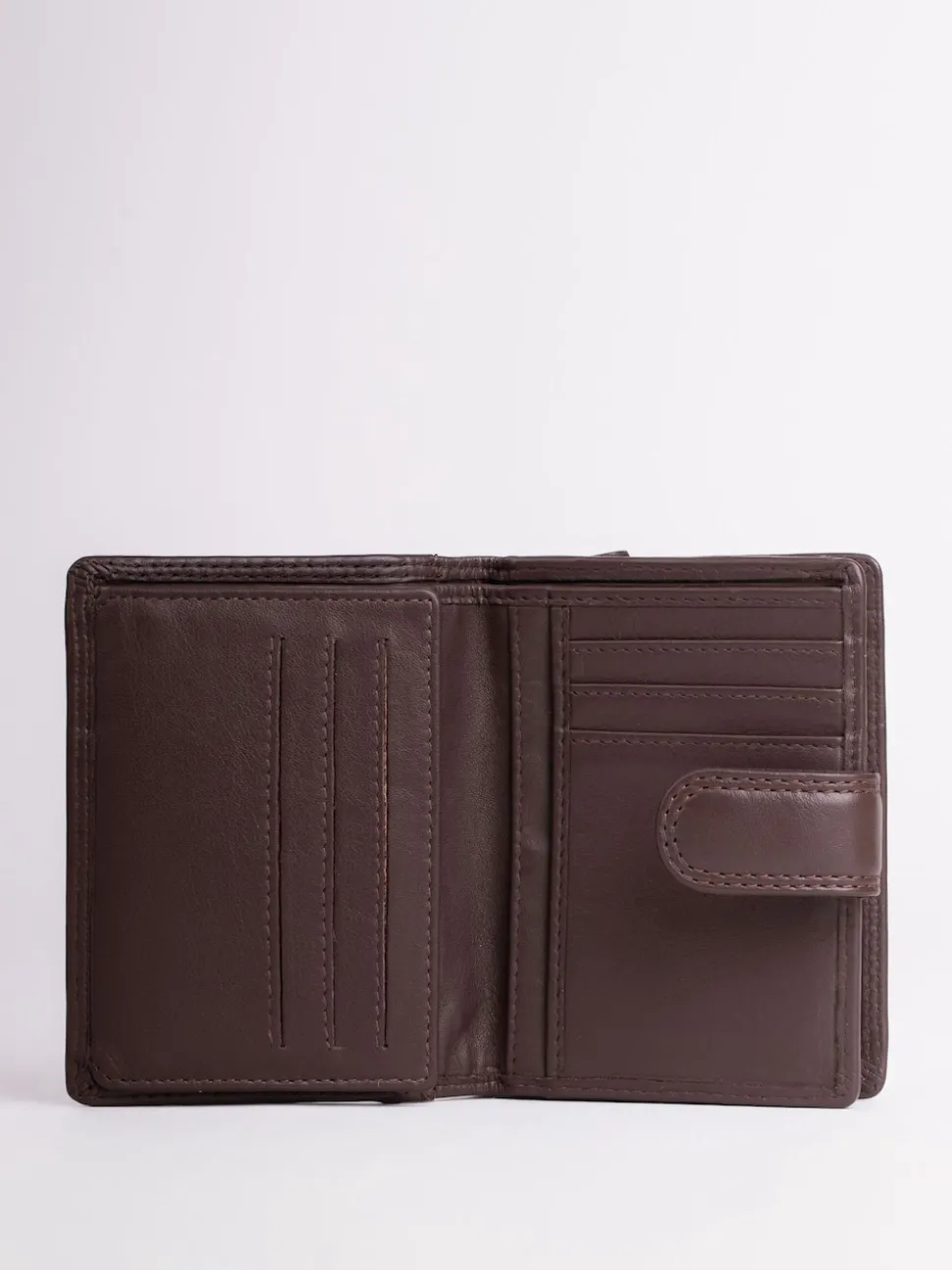 Lakeland Leather Brown Small Tab Purse