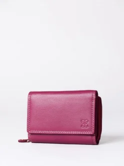 Lakeland Leather Cranberry Small Purse