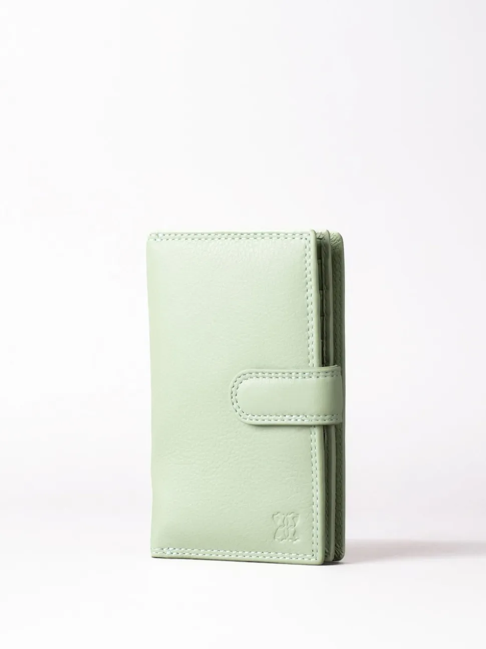 Lakeland Leather Green Medium Tab Purse