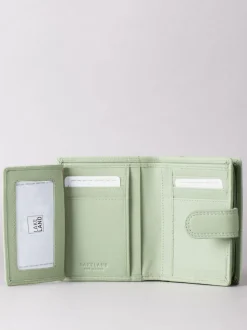 Lakeland Leather Green Small Tab Purse