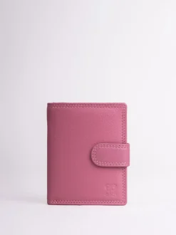Lakeland Leather Mauve Pink Small Tab Purse
