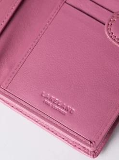 Lakeland Leather Mauve Pink Medium Tab Purse