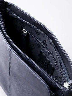 Lakeland Leather Navy Ambleside Cross-Body Bag