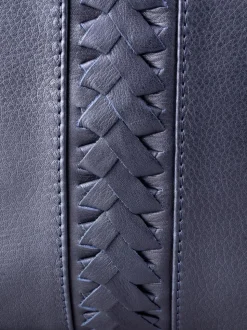 Lakeland Leather Navy Farlam Cross-Body Bag