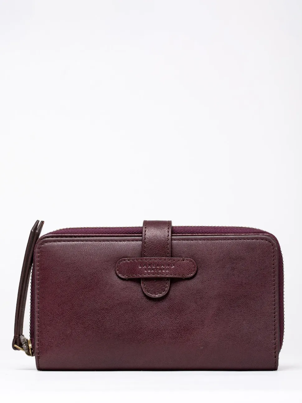 Lakeland Leather Red Newby Tab Purse