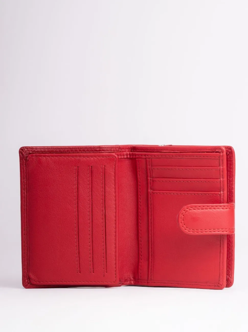 Lakeland Leather Red Small Tab Purse