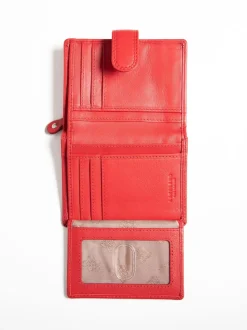 Lakeland Leather Red Small Tab Purse