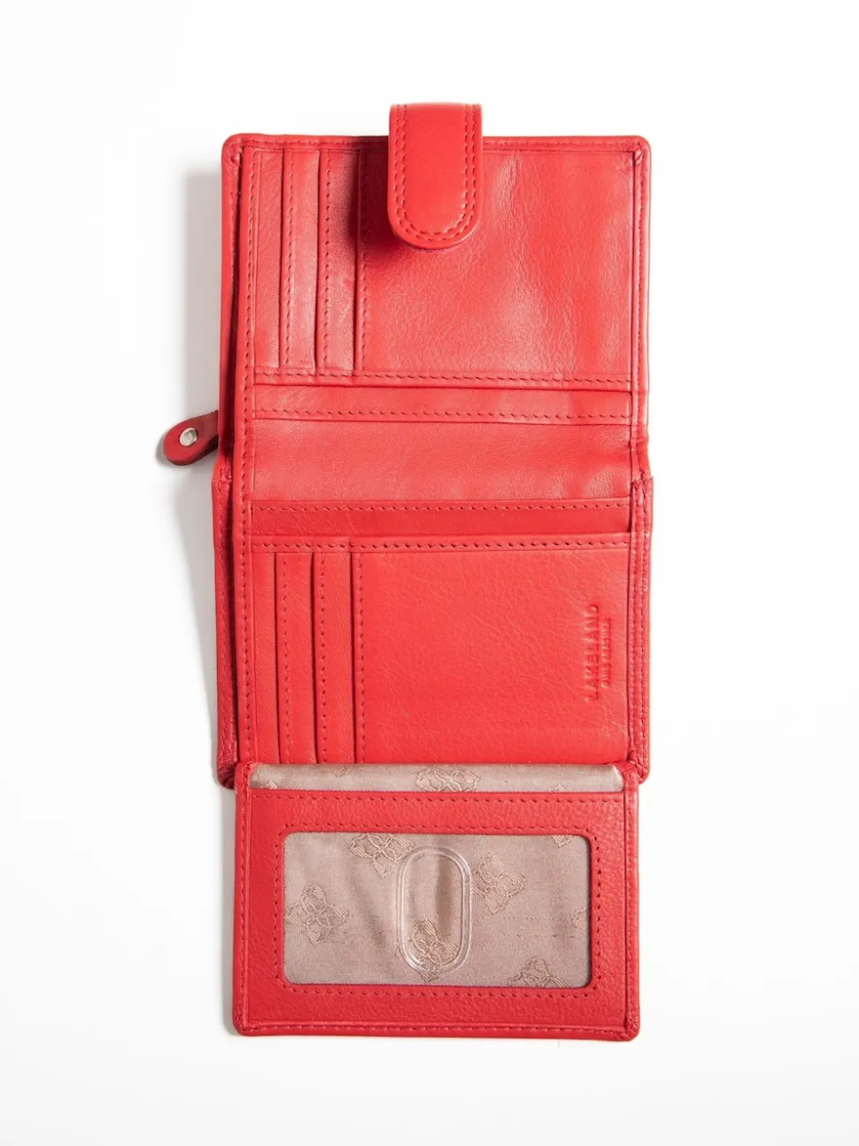 Lakeland Leather Red Small Tab Purse