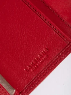 Lakeland Leather Red Small Tab Purse