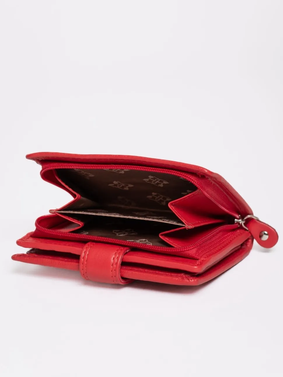 Lakeland Leather Red Small Tab Purse