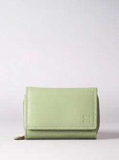 Lakeland Leather Sage Green Small Purse