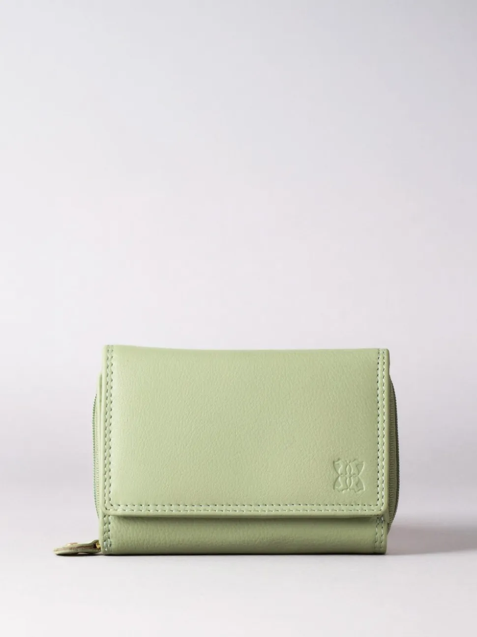 Lakeland Leather Sage Green Small Purse