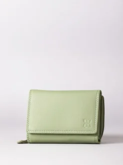 Lakeland Leather Sage Green Small Purse