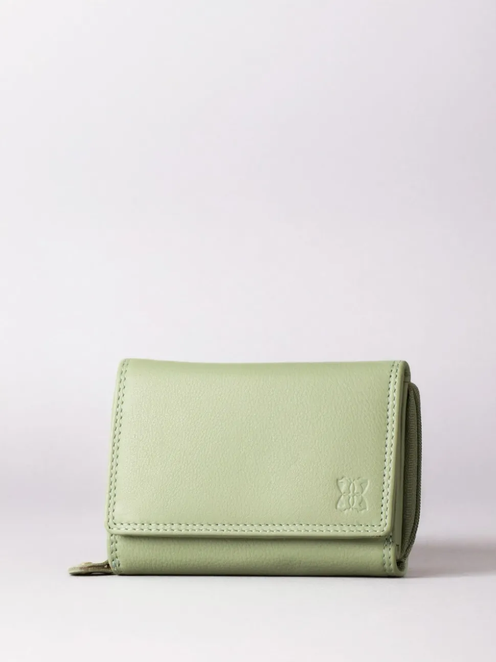 Lakeland Leather Sage Green Small Purse