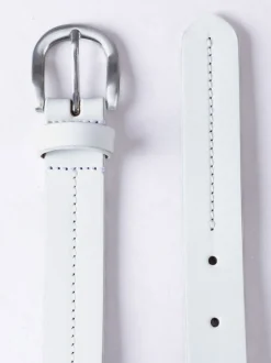 Lakeland Leather White Kendal Belt