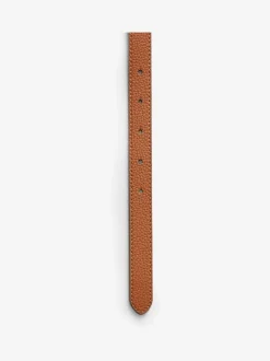 Lauren Ralph Lauren Tan Brown Reversible Monogram Belt