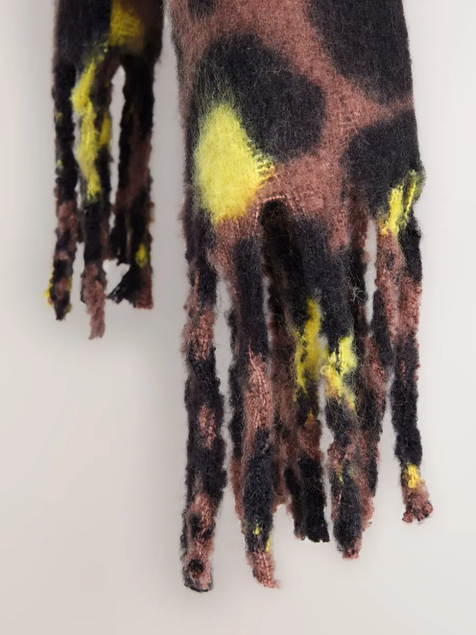 Leopard Print Heavyweight Blanket Scarf