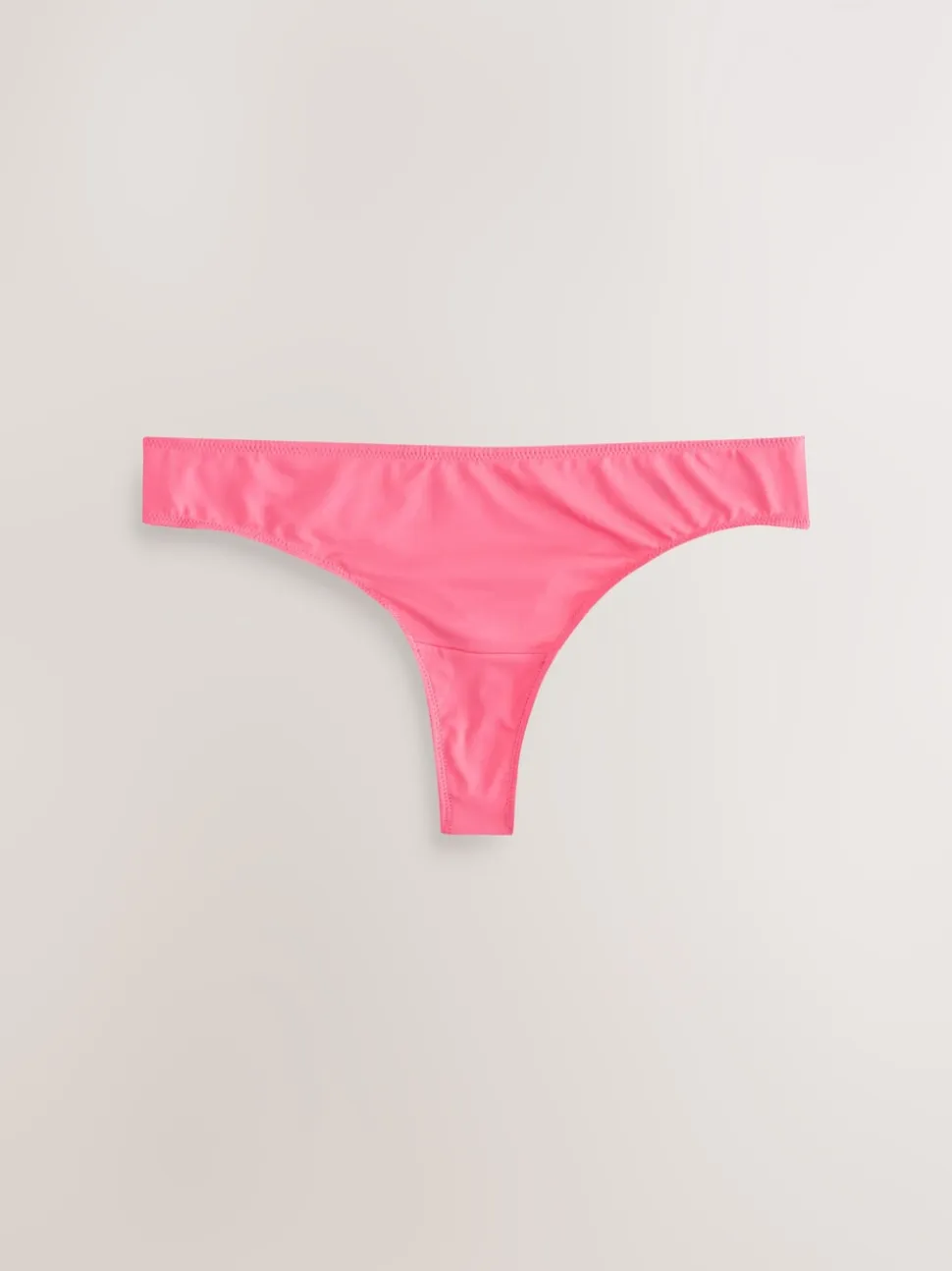 Leopard/Cherry Print Thong Microfibre Knickers 5 Pack