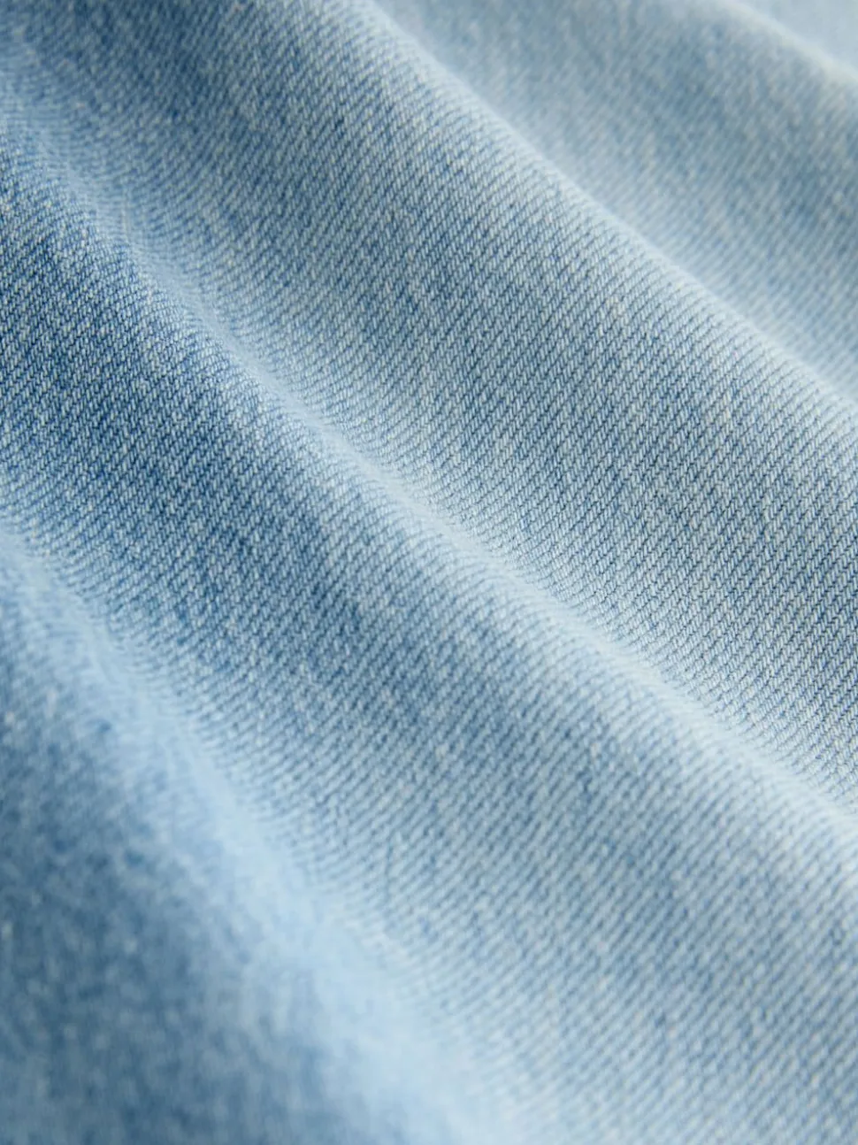 Light Blue Belted Wide Leg Jeans