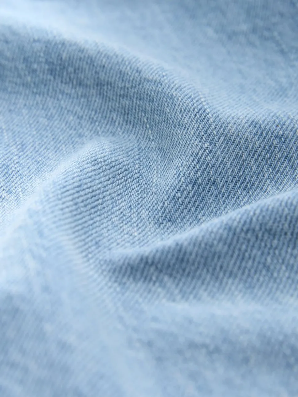Light Blue Maternity Wide Leg 100% Cotton Jeans