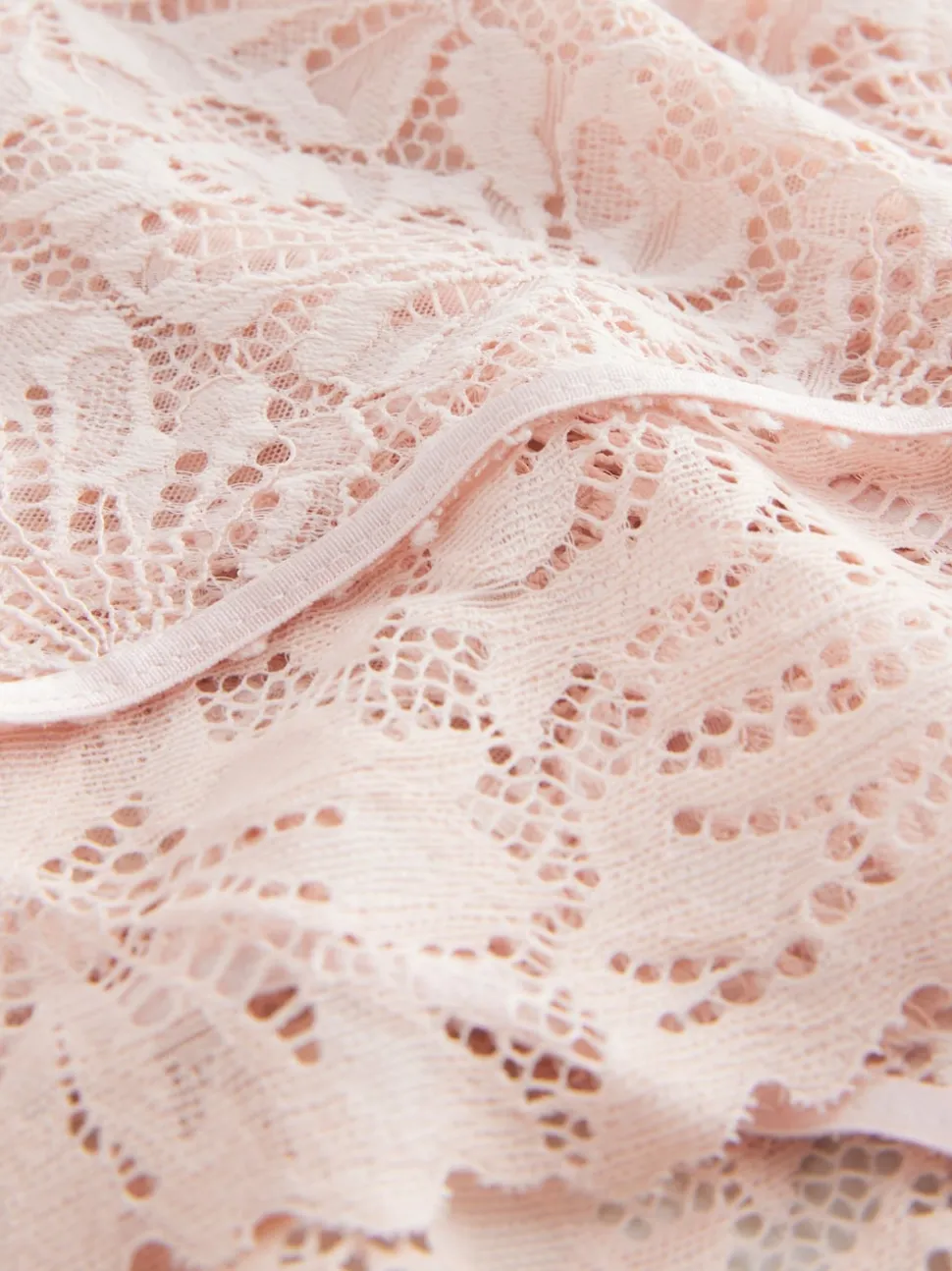 Light Pink High Leg Ultimate Comfort Lace Knickers 2 Pack