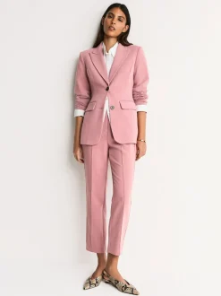 Light Pink Sculpting Single Breasted Blazer