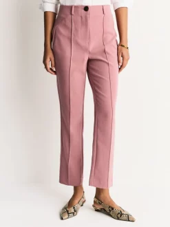 Light Pink Sculpting Tailored Slim Trousers
