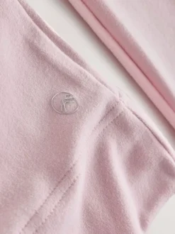 Light Pink Thermal Soft Touch Long Sleeve High Neck Top