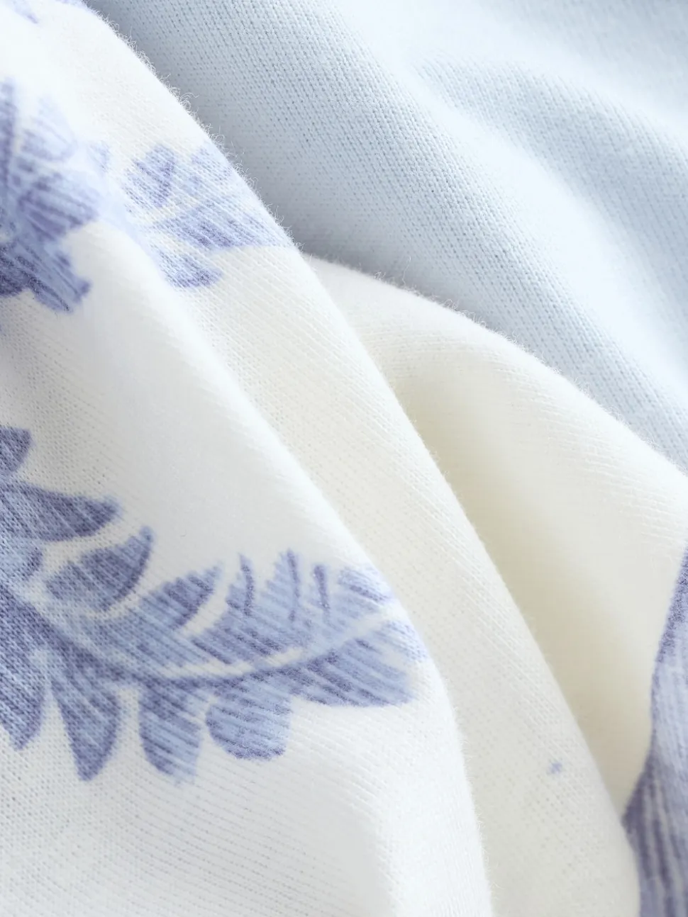Lilac Purple Palm Short Sleeve Pyjamas