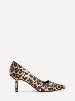 Linzi Animal Wide Fit Aim Closed Court Stiletto Heels
