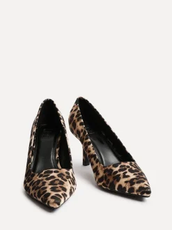 Linzi Animal Wide Fit Aim Closed Court Stiletto Heels