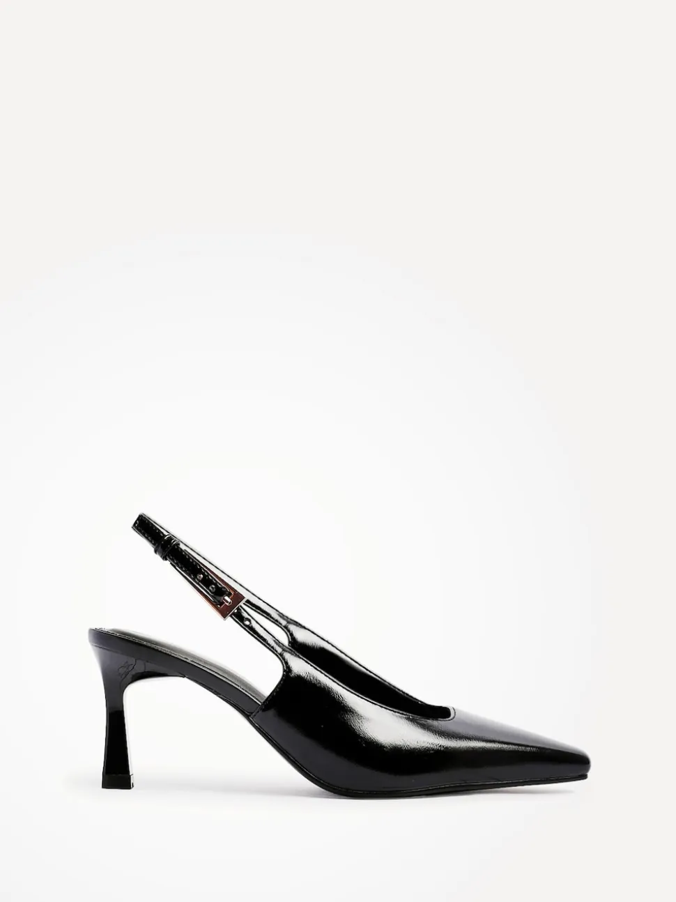 Linzi Black Avani Stiletto Court Heels