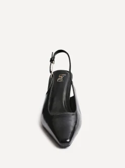 Linzi Black Avani Stiletto Court Heels